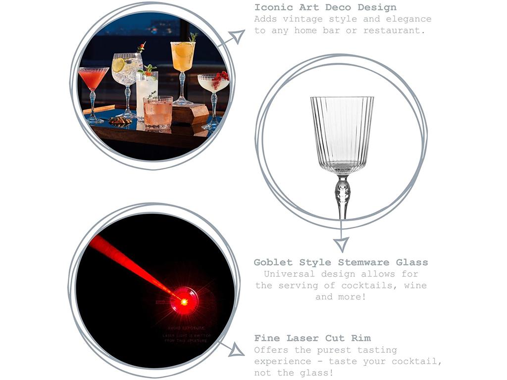 Amerika 20er / Cocktailglas / 25cl / 6