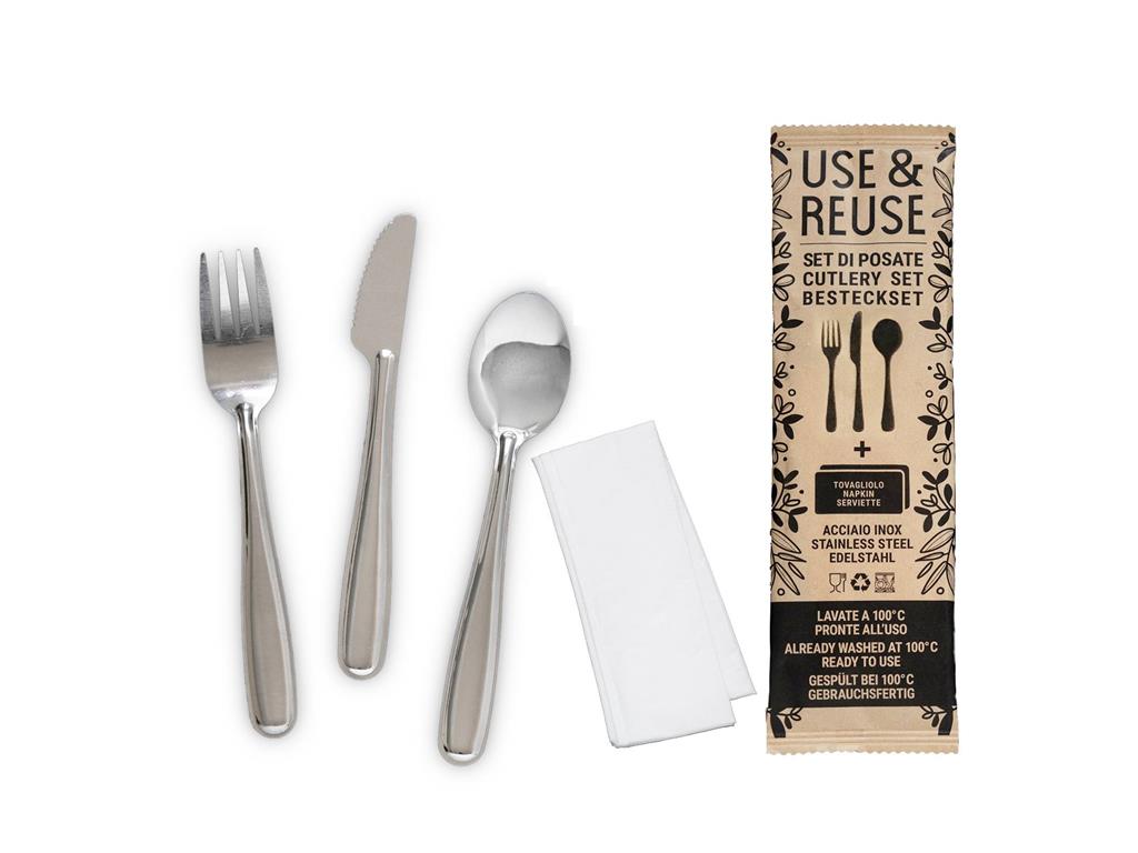 Use&Reuse Cutlery Set /Gab-Mes-Löf/ 1Stk