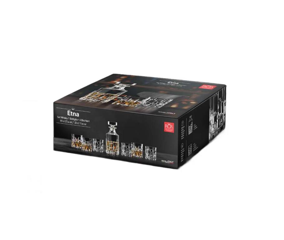 Set Etna /Dekanter+Whiskygläser/ 7-tlg