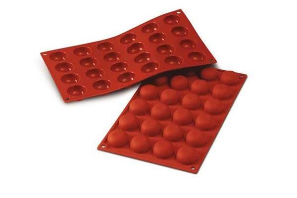 Silikonform Pomponette / 24x / 34x15mm