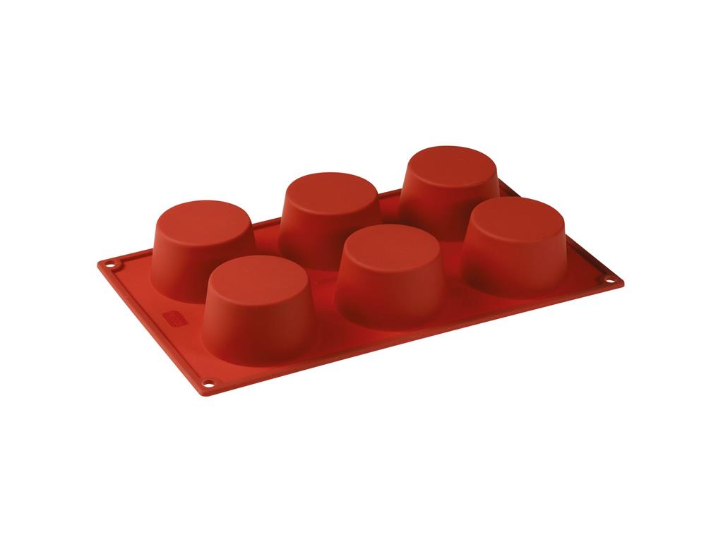 Silikonform Muffin / 6x / 70x40mm