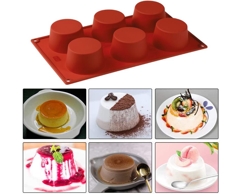 Silikonform Muffin / 6x / 70x40mm