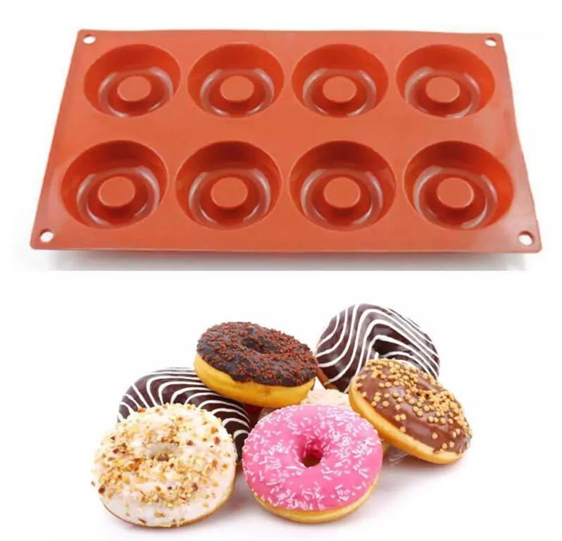 Silikonform Donut / 8x / 65x21mm