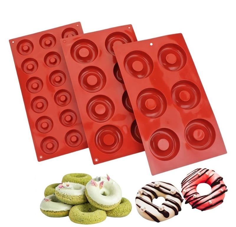 Silikonform Donut / 8x / 65x21mm