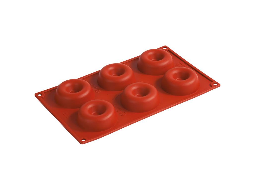 Silikonform Donut / 6x / 72x23mm