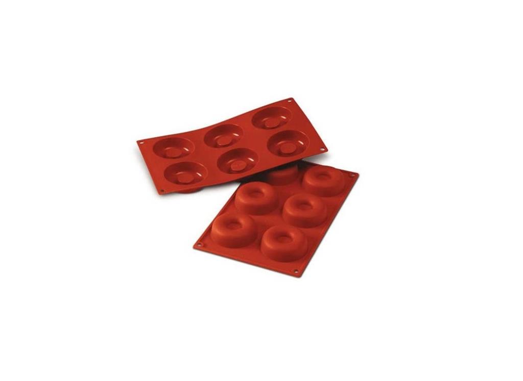 Silikonform Donut / 6x / 72x23mm