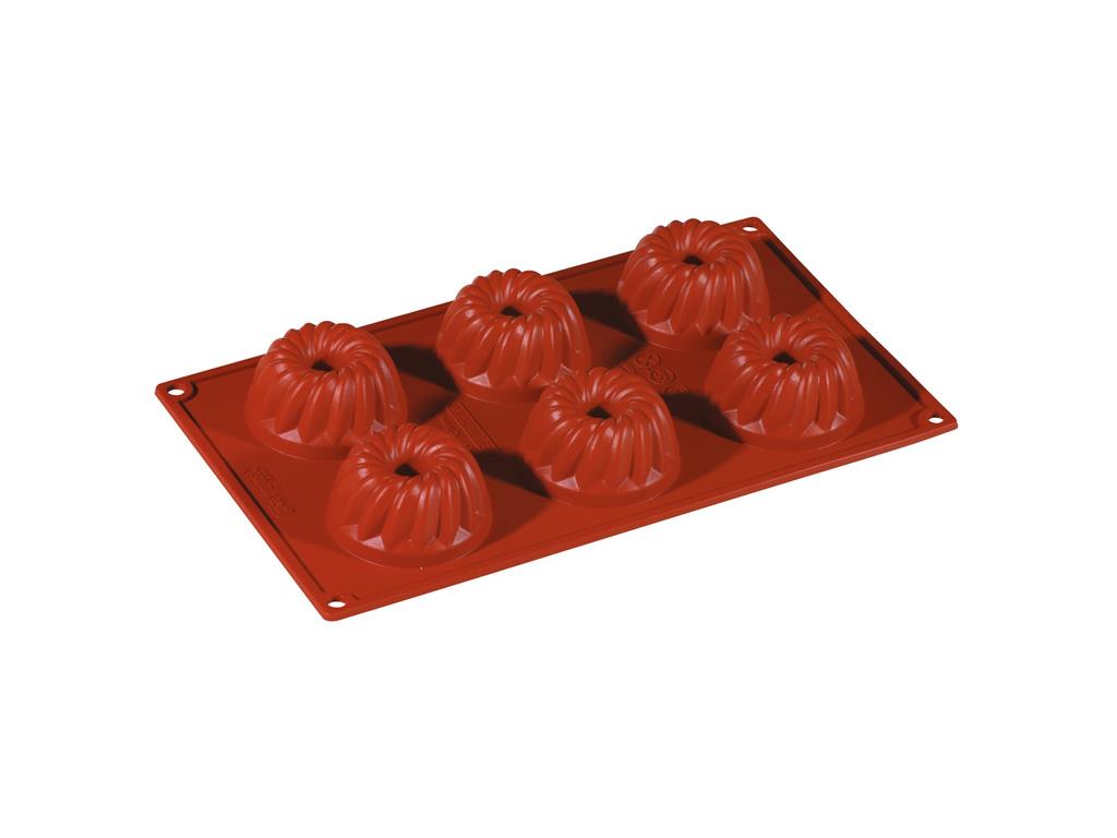 Silikonform / 6-teilig / 36x70mm