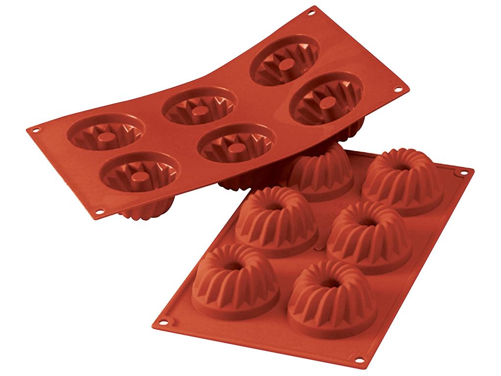 Silikonform / 6-teilig / 36x70mm