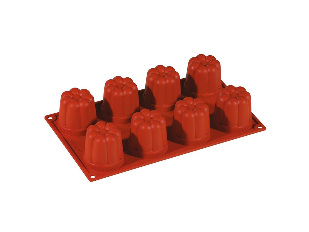 Silikonform Panna Cotta / 8-teilig /50mm