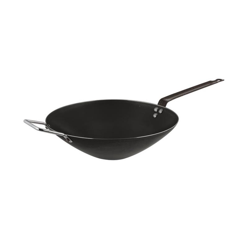 Wok Stahl / 32cm / 1,5mm