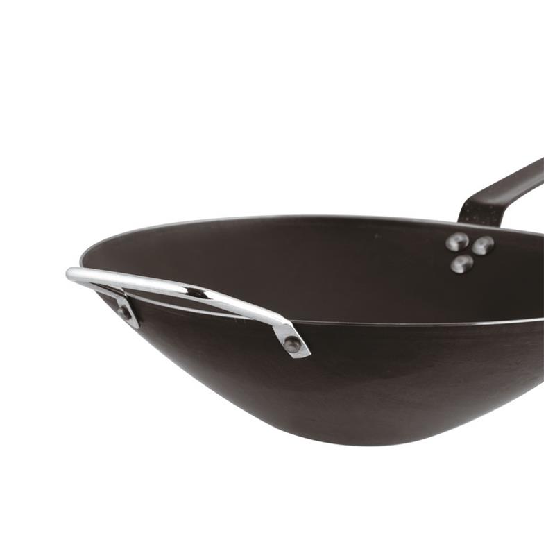 Wok Stahl / 32cm / 1,5mm