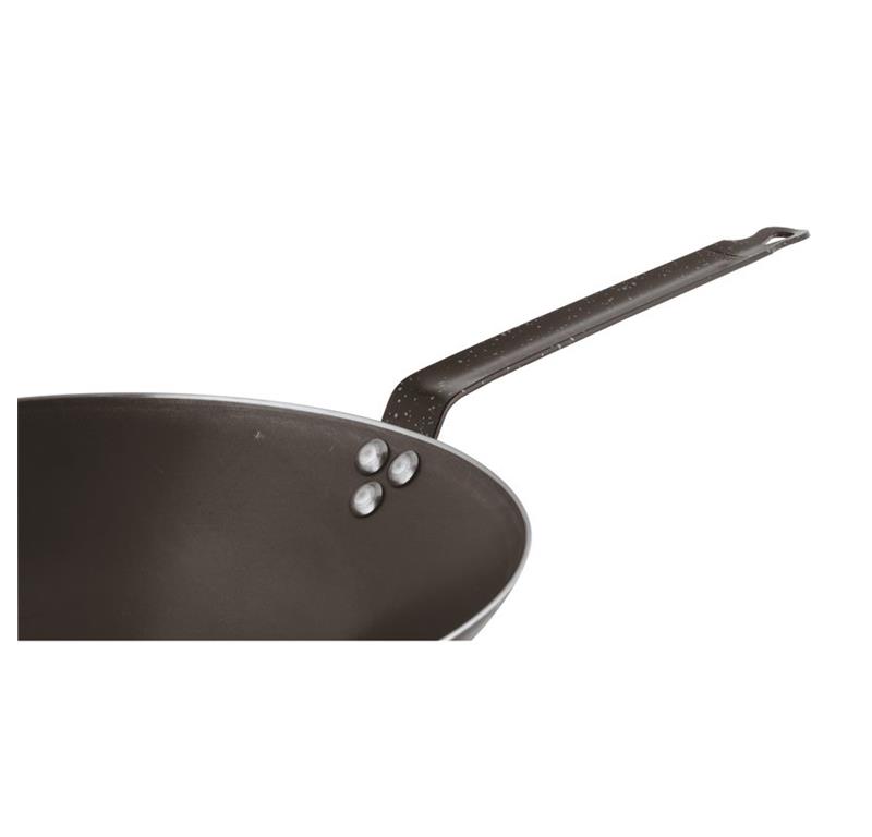 Wok Stahl / 32cm / 1,5mm