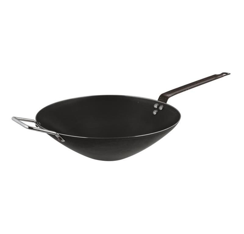 Wok Stahl / 40cm / 1,5mm