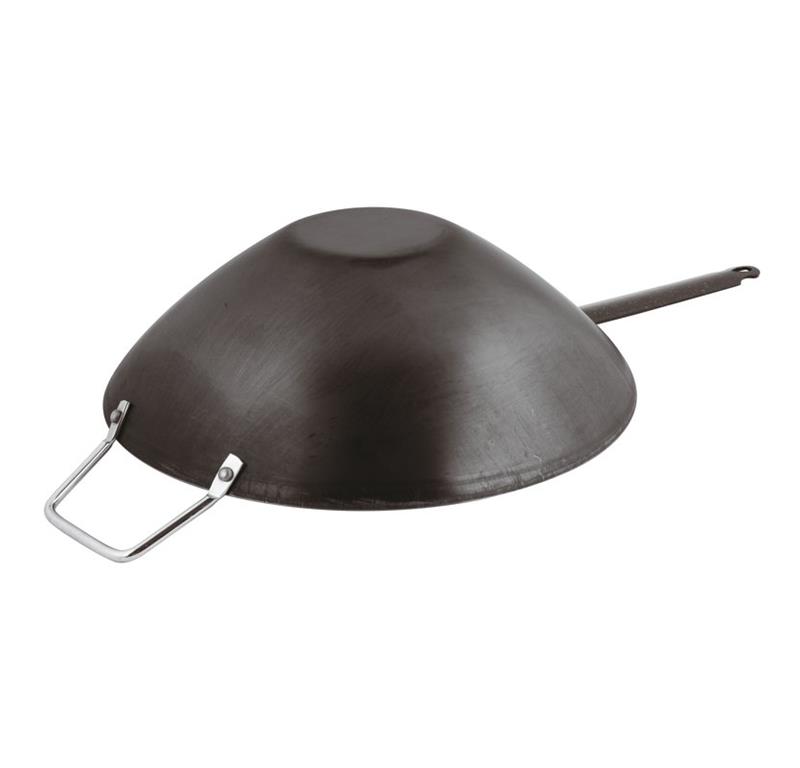 Wok Stahl / 40cm / 1,5mm