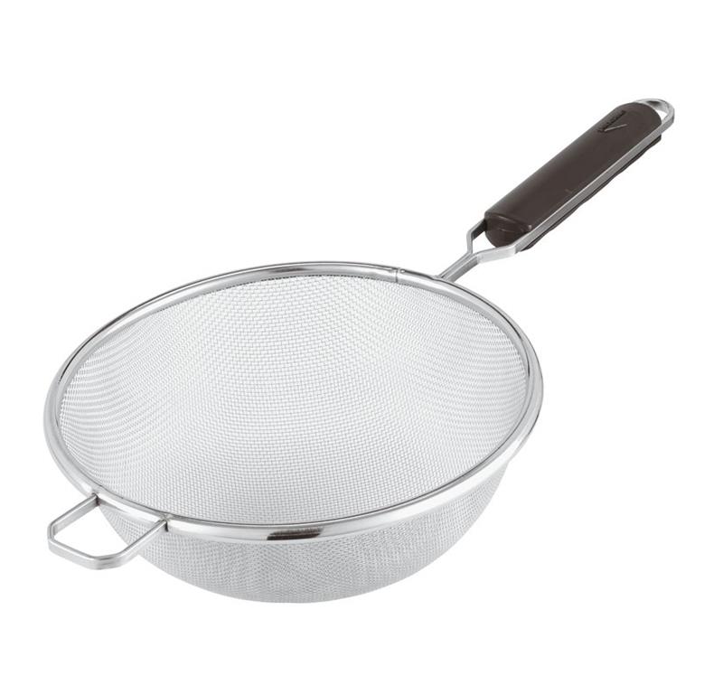 Rundes Sieb / einfach / fein / 23cm