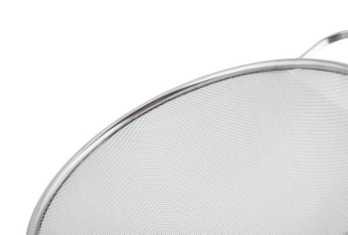 Rundes Sieb / einfach / fein / 23cm