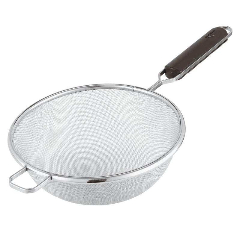 Rundes Sieb / einfach / fein / 26cm