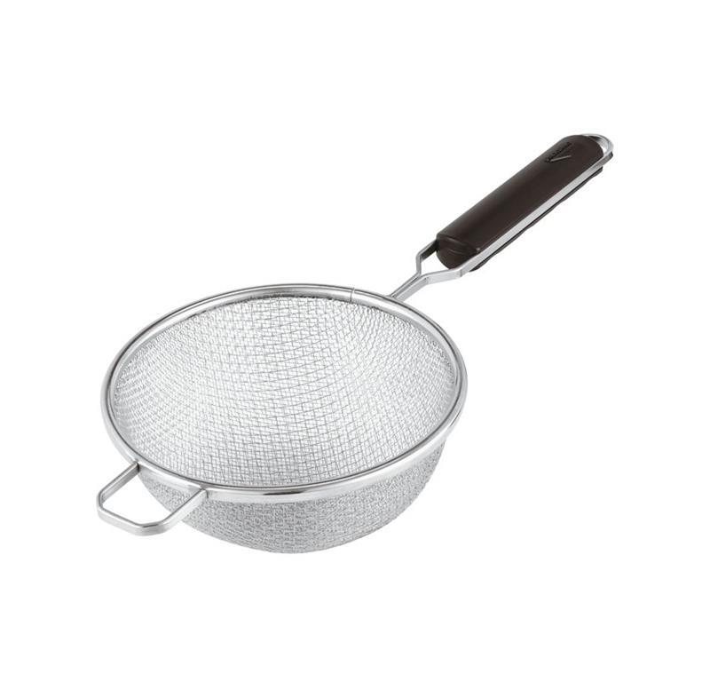 Rundes Sieb / doppelt / fein / 18cm