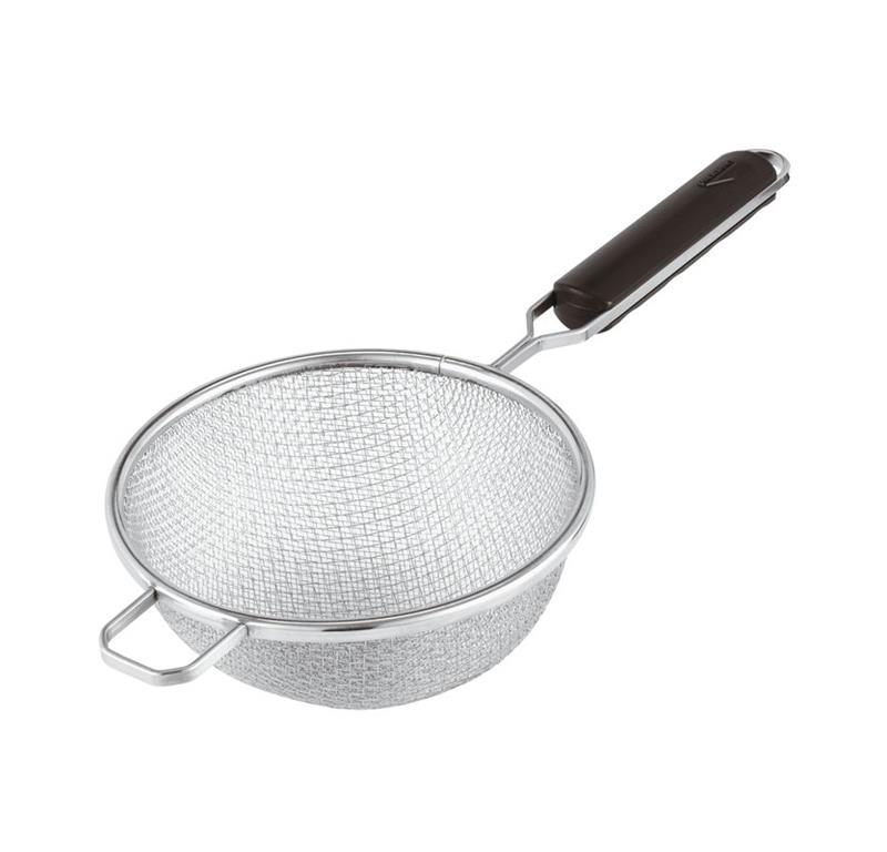 Rundes Sieb / doppelt / fein / 20cm