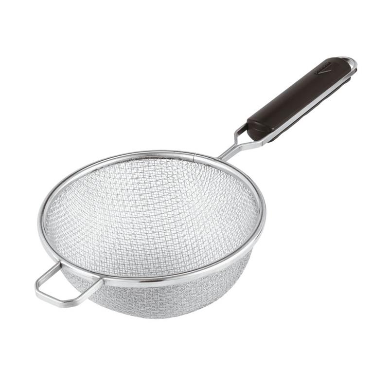 Rundes Sieb / doppelt / fein / 23cm