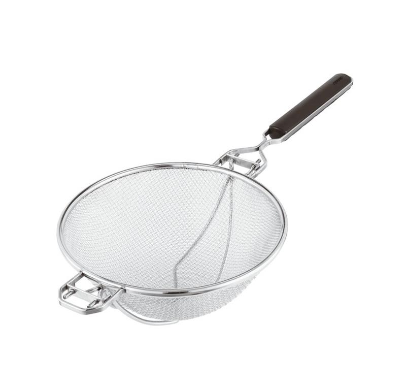 Rundes Sieb / doppelt / fein / 23cm
