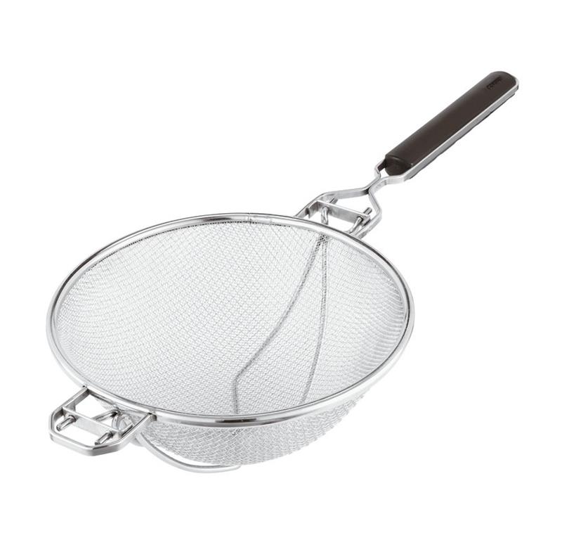 Rundes Sieb / doppelt / fein / 26cm