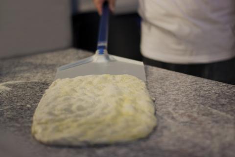 Pizzaschaufel / 23x40cm / 160cm / Azzura