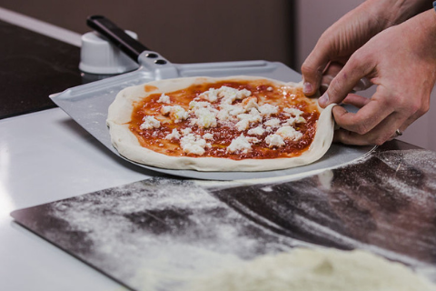 Pizzaschieber / 30cm / 55cm / Amica