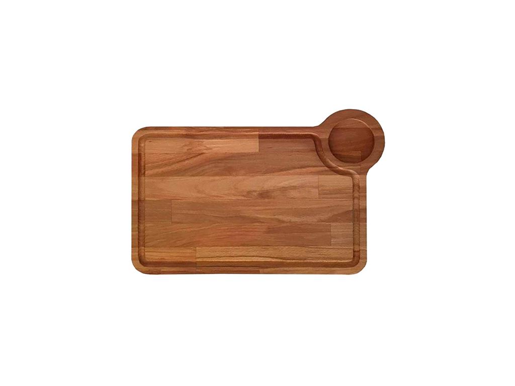 Servierbrett aus Holz / 37x28x2cm