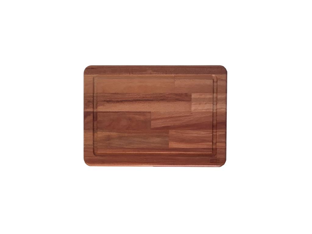Servierbrett aus Holz / 34x24x2cm