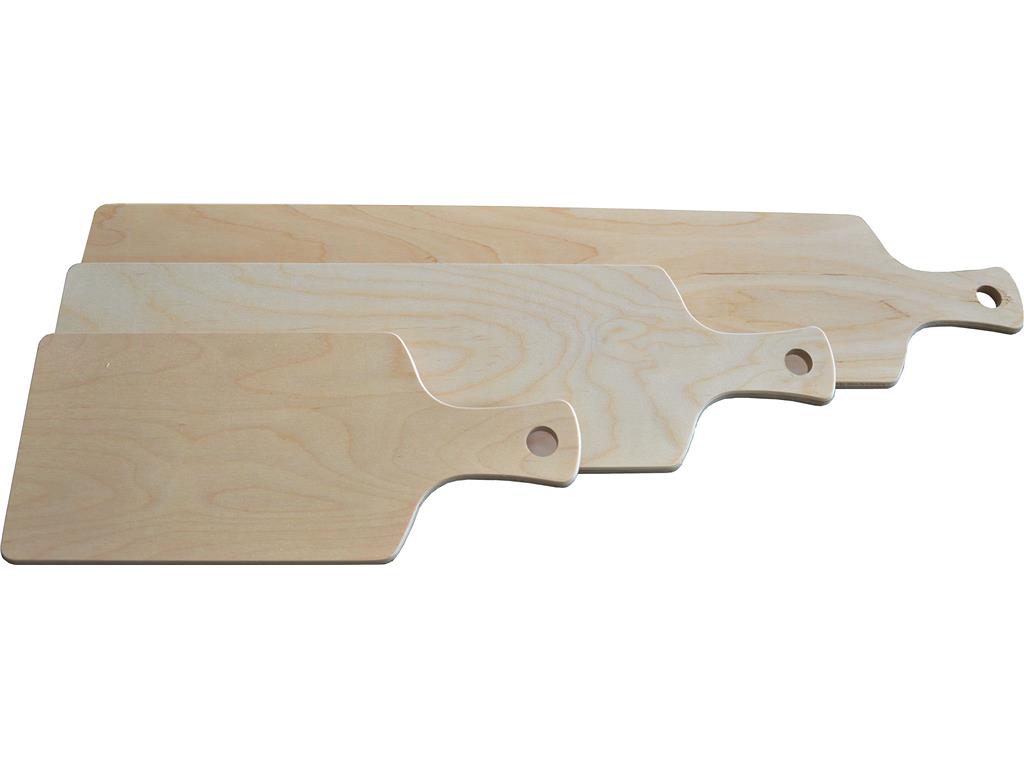 Servierbrett aus Holz / 61x17cm