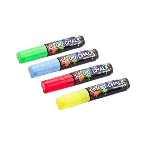 Flüssigkreidemarker / 4 Farben / 3-15mm