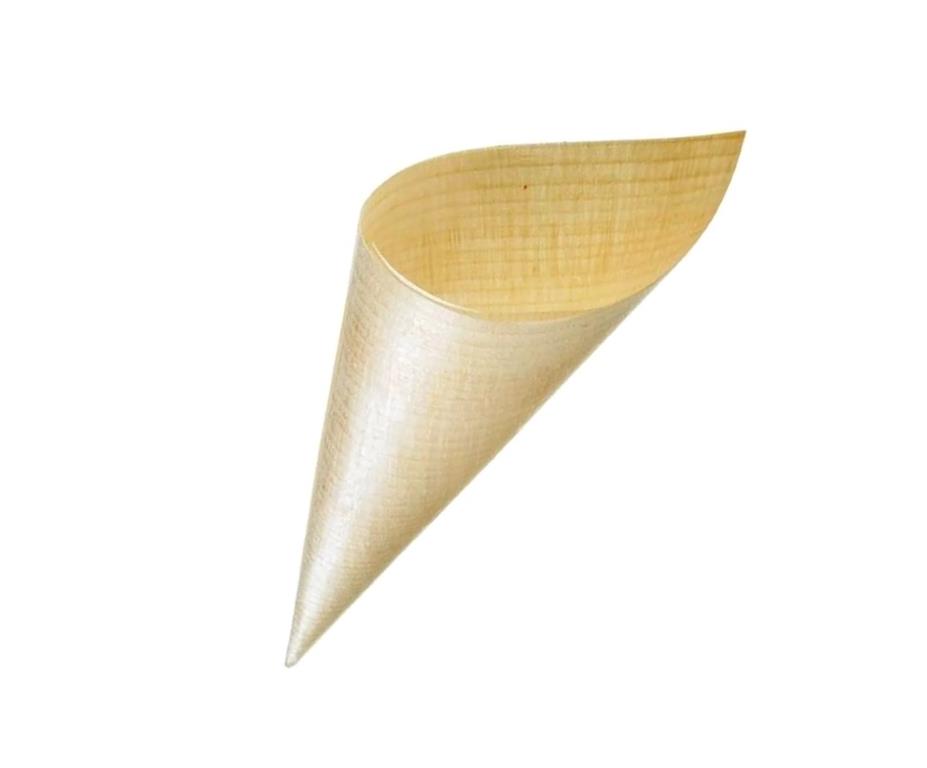 Fingerfood-Tüten /Kiefernholz/13x5/ 50St