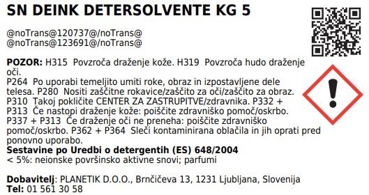 Deink / 750ml / Tinte&Staub&Ofenglas