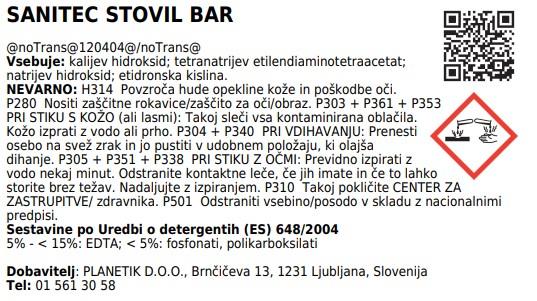Stovil Bar / 5L / Geschirrspülmittel