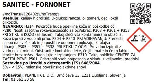 Fornonet /750ml/ Backofen- Grillreiniger