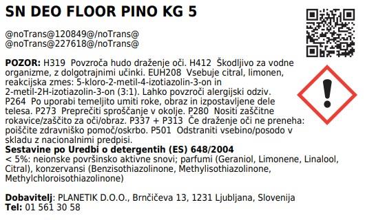Deo Floor / 5L / Oberflächenreiniger