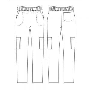 Kochhose / Coulisse Pocket / Sir / S