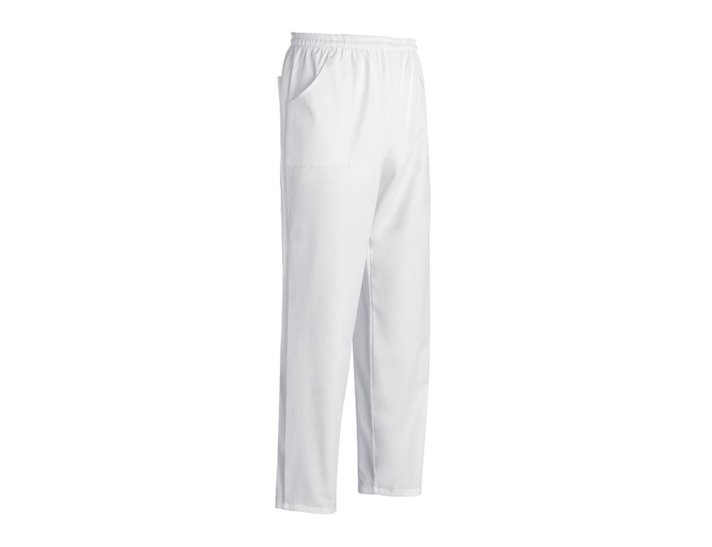Kochhose / Coulisse Pocket / Weiß / XL