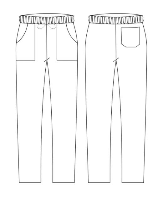 Kochhose / Coulisse Pocket /Pepita/ L