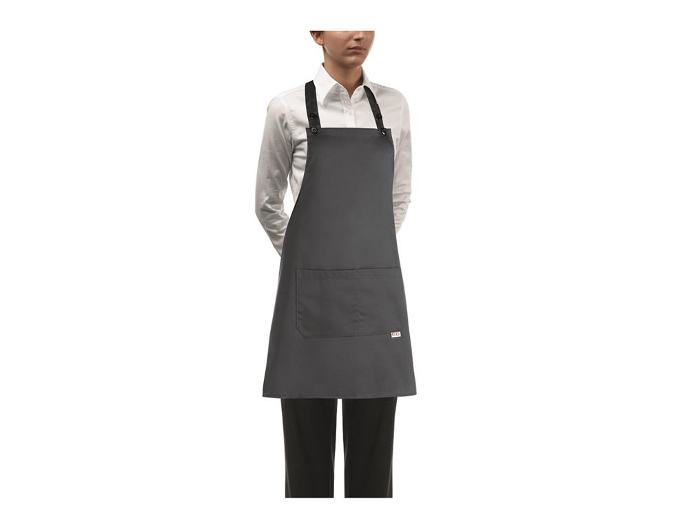 Schürze Damen / 70x70cm / Grau / 2Stk
