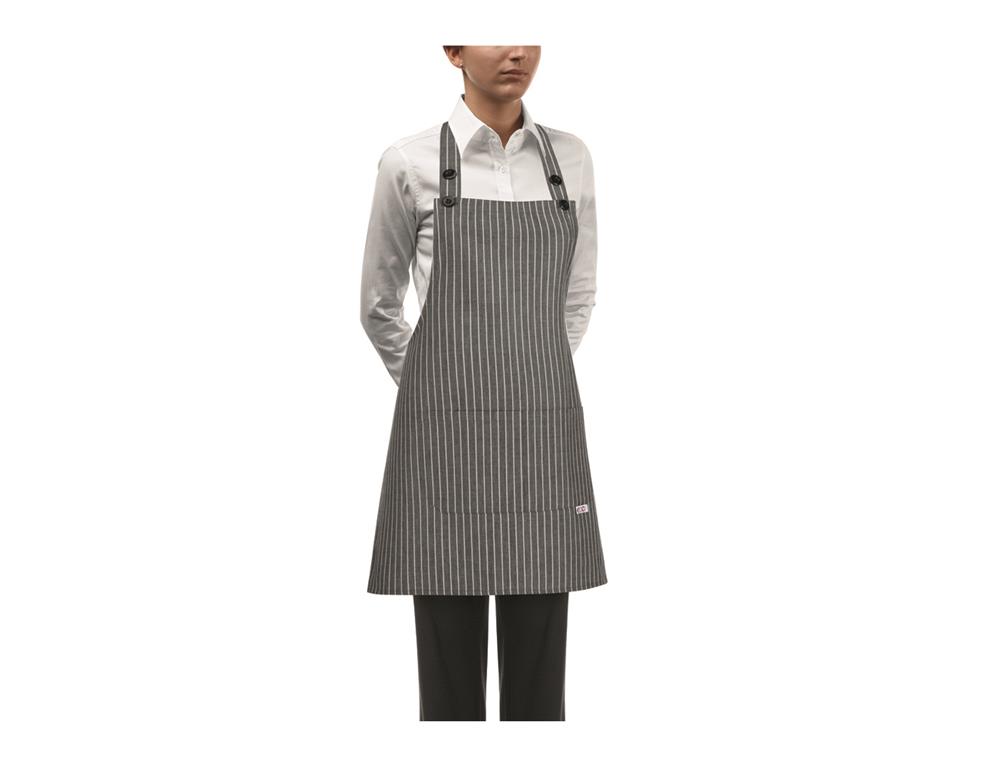Schürze Frau / 70x70cm / Grau / 2Stk