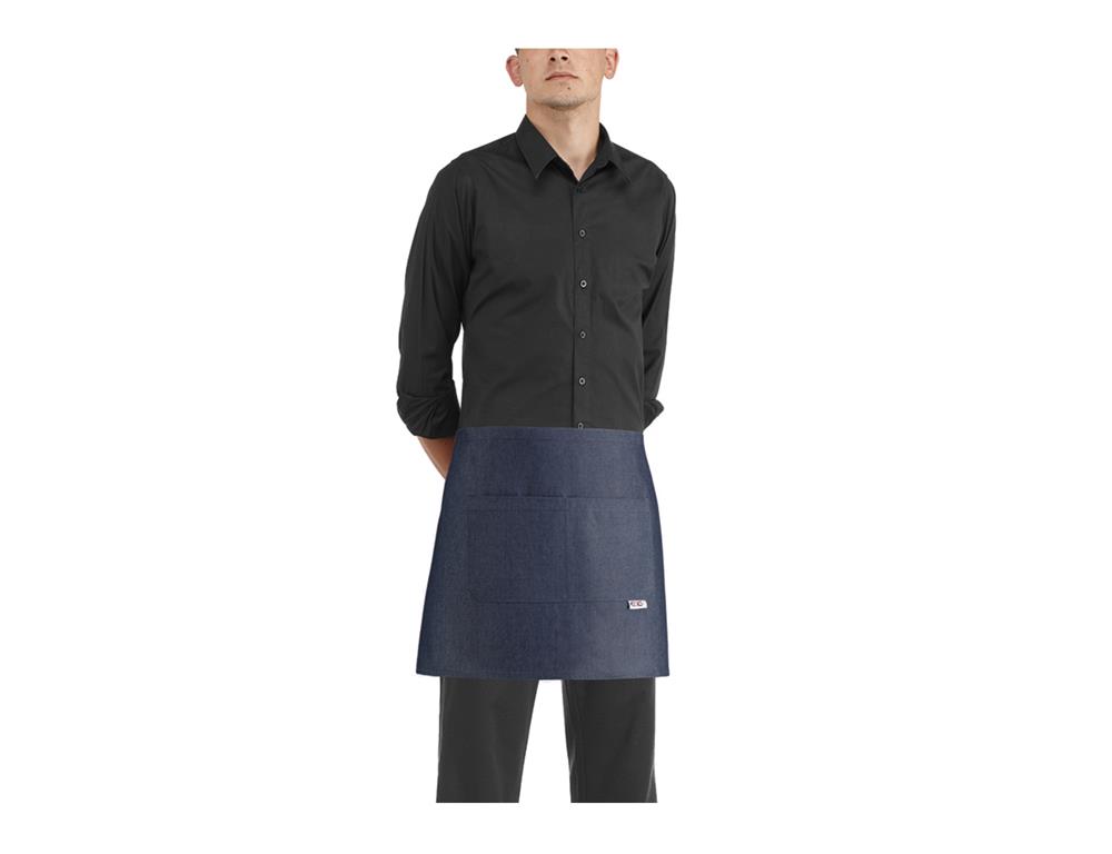 Barkeeper-Schürze / 40x70cm /Jeans/ 2Stk