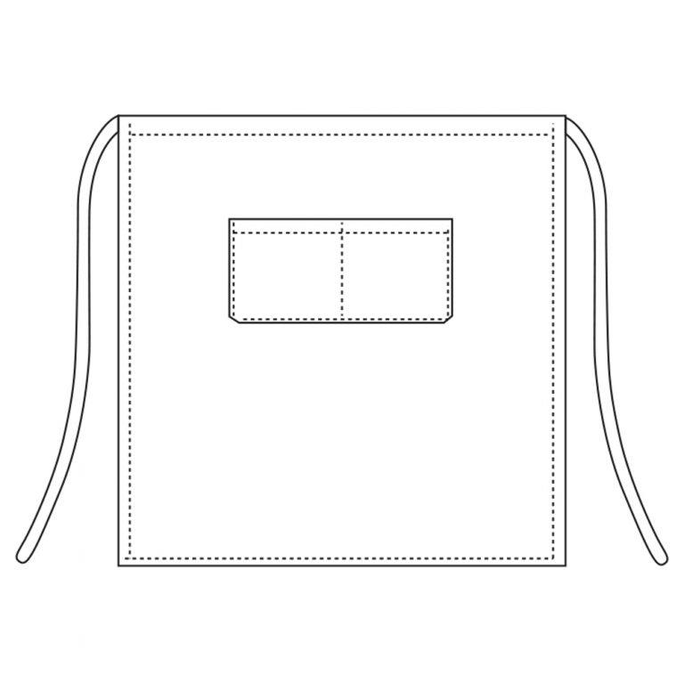 Kellnerschürze / 70x70cm / Jeans / 2Stk.