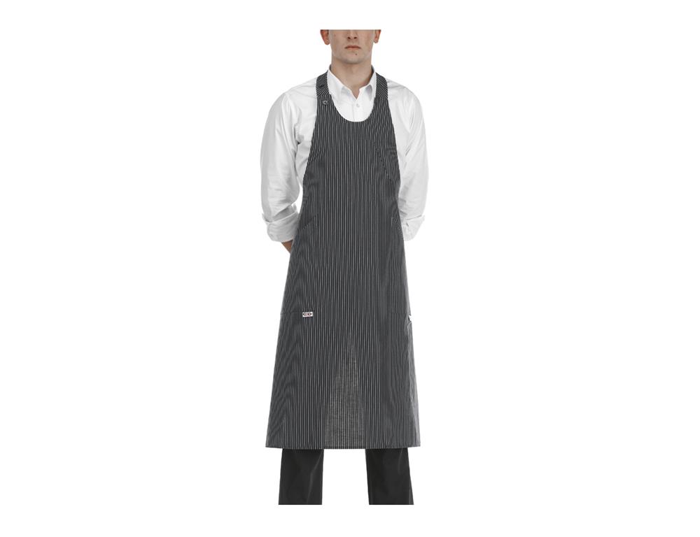 Sommelier-Schürze / 100x95cm / gestreift