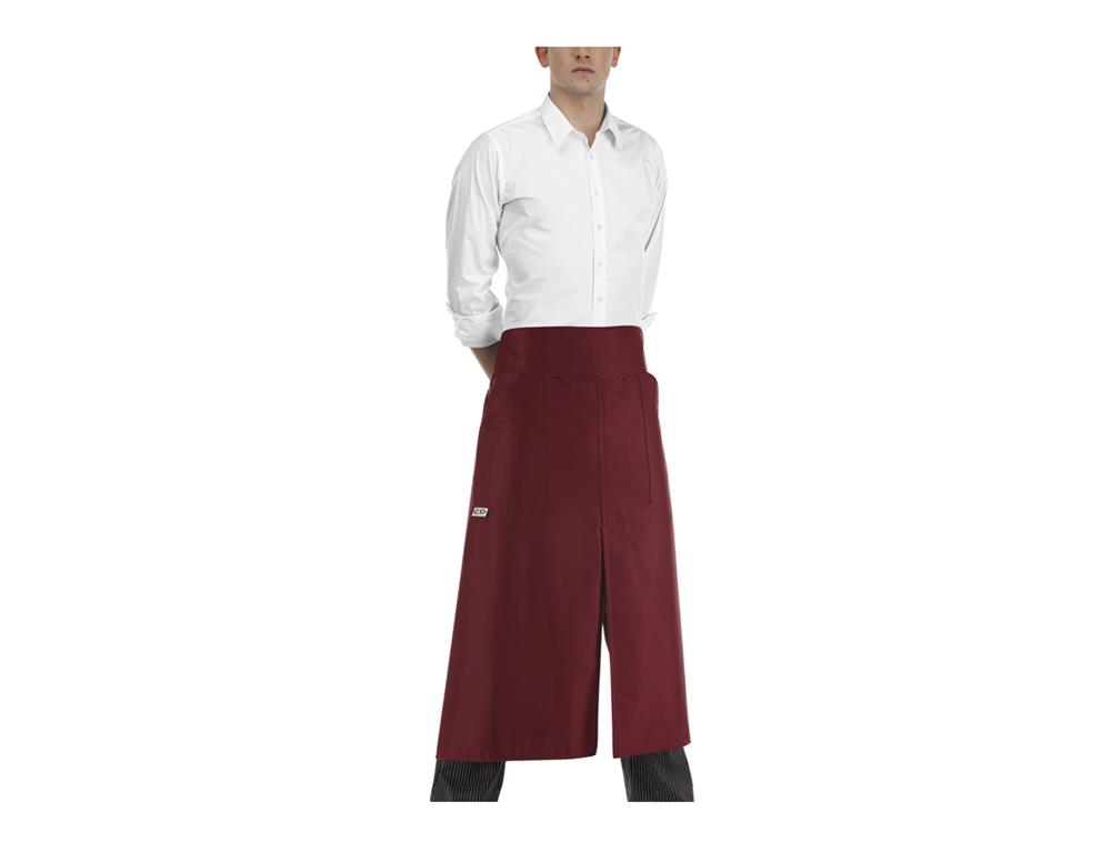 Schürzenschnitt / 90x100cm / Bordeaux