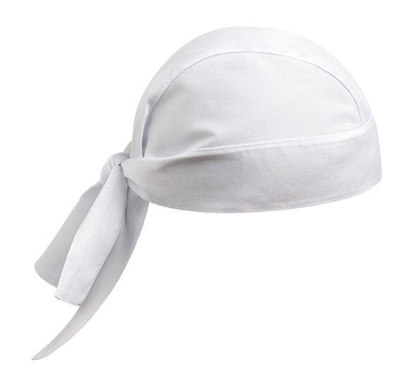Koch-Kopftuch / Bandana / Weiß / 2Stk.