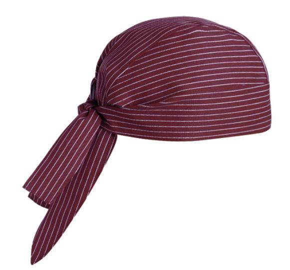 Koch-Kopftuch / Bandana / Weinrot / 2Stk