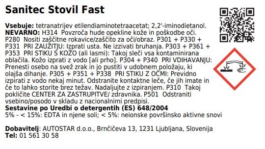 Stovil Fast /5L/ Spülmittel Alu, Kupfer