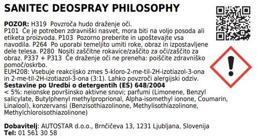 Deo Spray / 300ml / Philosophy Freshener